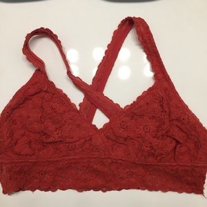 Aerie Lace Cross-Back Bralatte